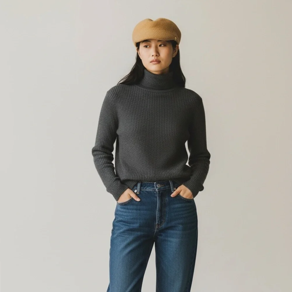 Wool Felt Baker Boy Hat Tan Beret Hat Boiled Wool